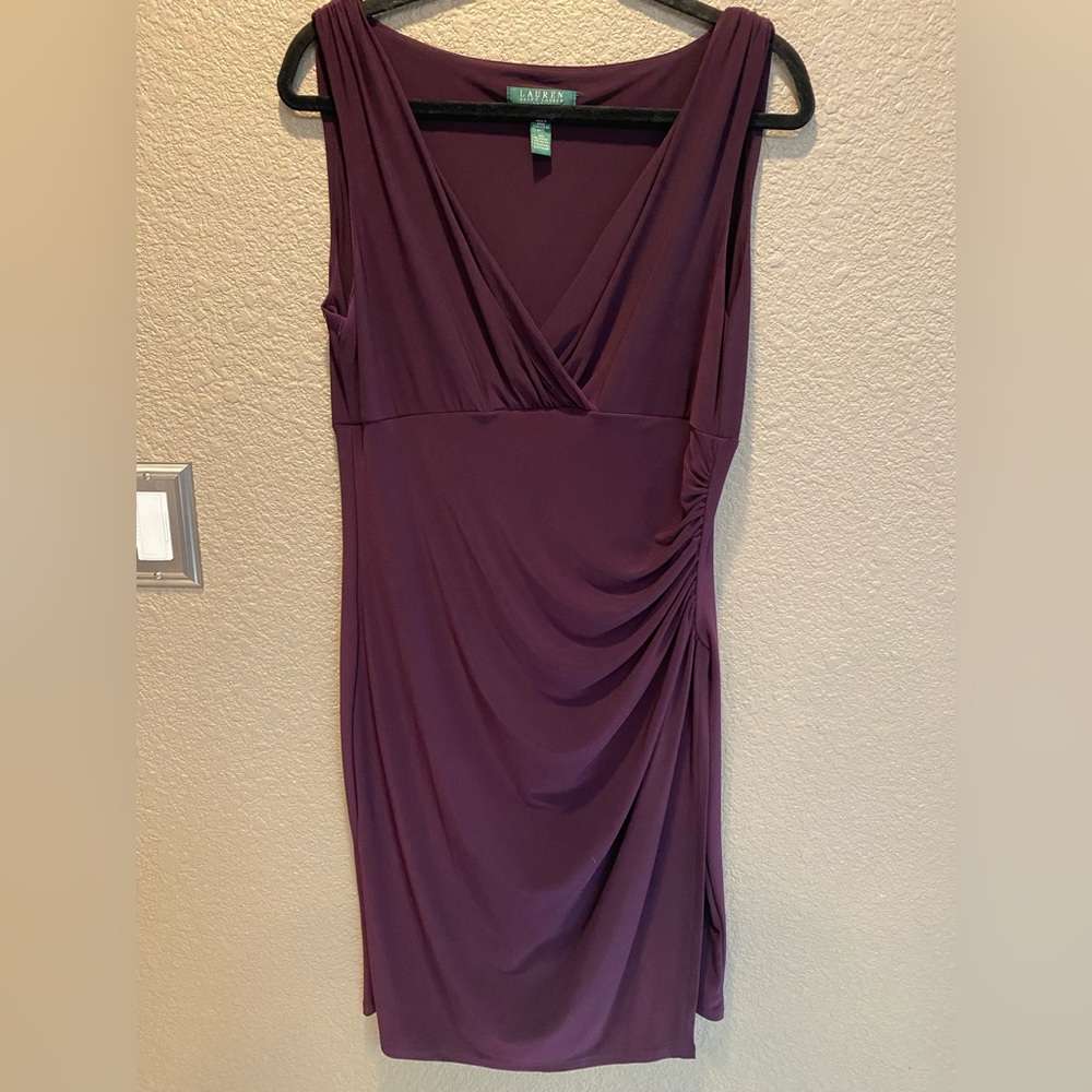 Ralph Lauren Maroon elegant dress